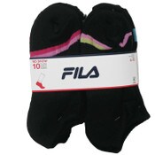 Wholesale - 10pk FILA GRL POWER PRINT HC NS SOCKS SIZE 9-11, UPC: 193159268596